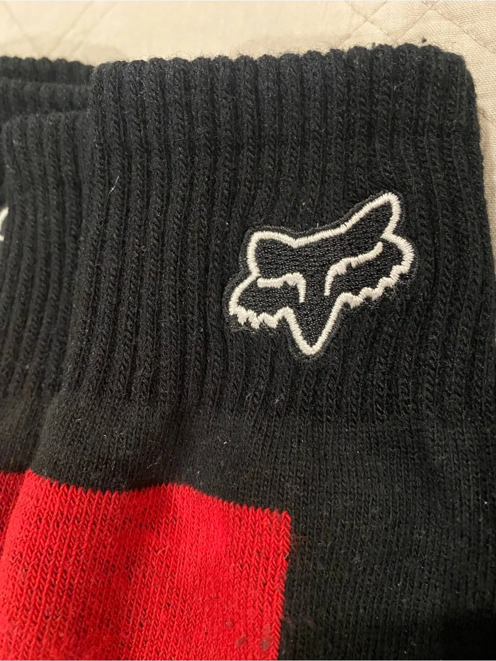 Fox Racing 24 inch Men's Red & Black Performance Socks - 4 pair